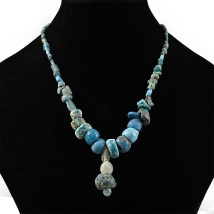 Western Asiatic and Other Pale Blue Stone and Glas