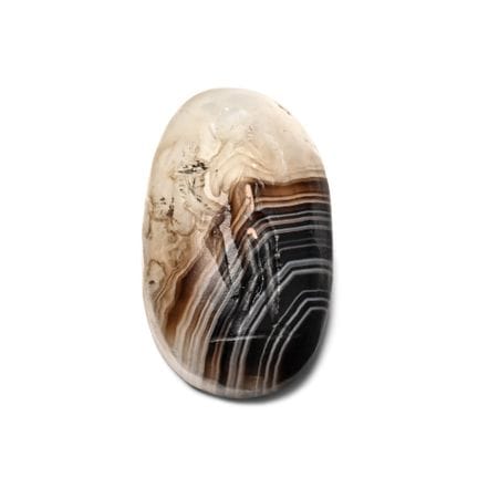 Agate romaine à bandes ornée de la déesse Fortuna.