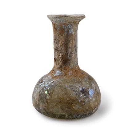 Near Eastern Miniature Glass Flask. 9th-10th centu