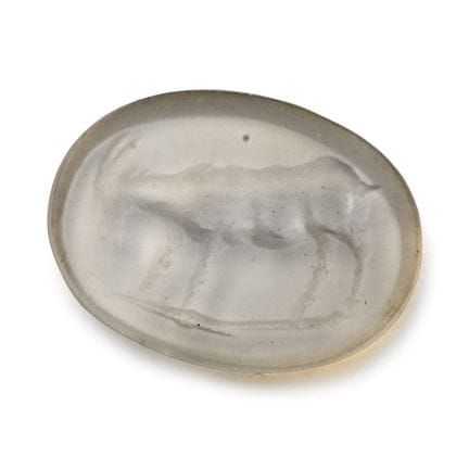 Roman Chalcedony Intaglio with a Goat. 1st-2nd cen