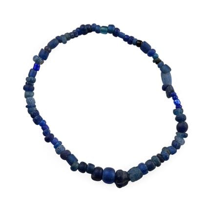 Roman Dark Blue Glass Bead Bracelet. Circa 1st-4th