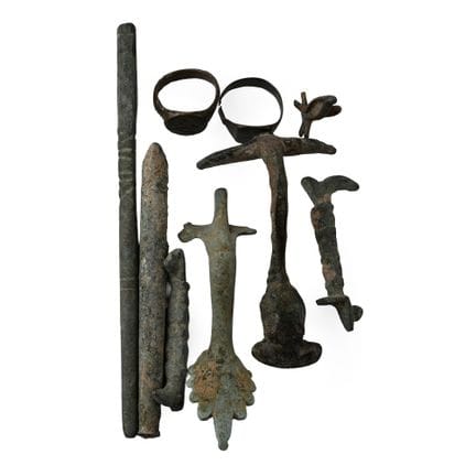 Roman and Other Bronze Artefact Collection. Circa 