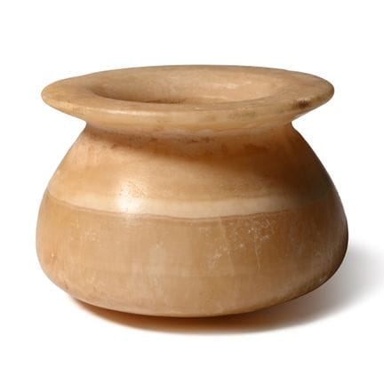 Western Asiatic Alabaster Vessel. Circa 500-400 B.
