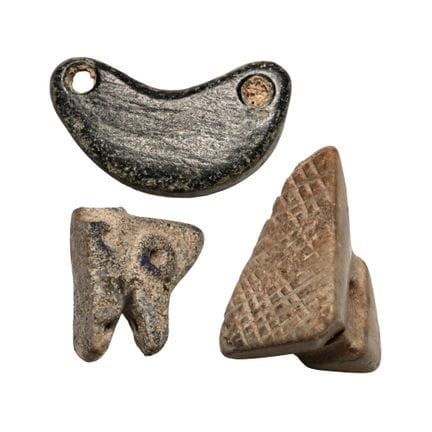 Western Asiatic Stone Amuletic Pendant Group. 1st 