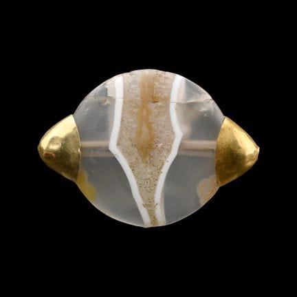 Exceptional Western Asiatic Banded Agate Bead with
