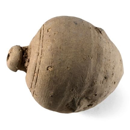 Byzantinische Keramik-Brandbombe oder Handgranate 