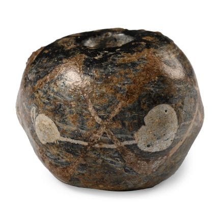 Large Roman Glass Bead. 2nd-3rd century A.D. Oblat