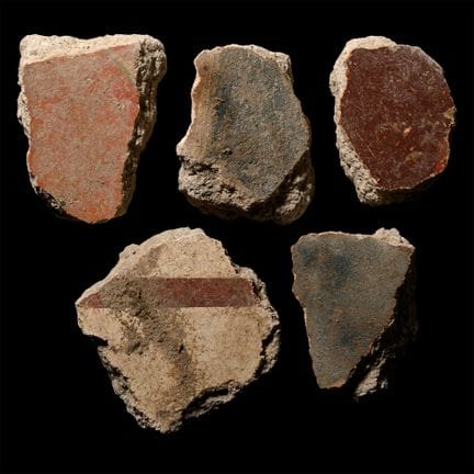 Roman Fresco Wall Plaster Collection. 1st century 