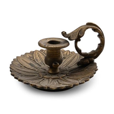 Ottoman Brass Chamber Candlestick. Circa 1860 A.D.