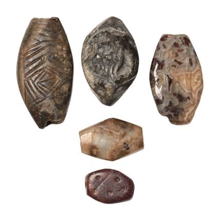 Western Asiatic Engraved Bead Collection. 2nd-1st 