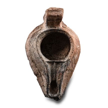 Late Roman Terracotta Oil Lamp. 6th-7th century A.