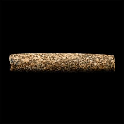 Western Asiatic Speckled Stone Specimen Bead. Circ