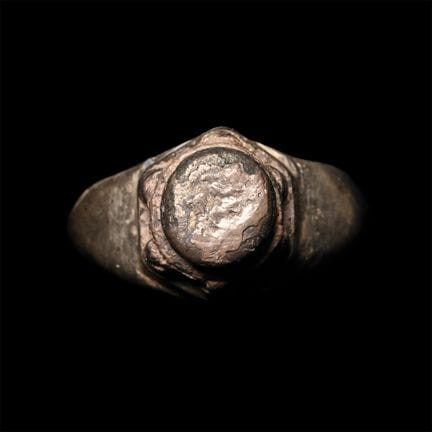 Byzantine Silver Temple Ring. The Kal Noselson Byz