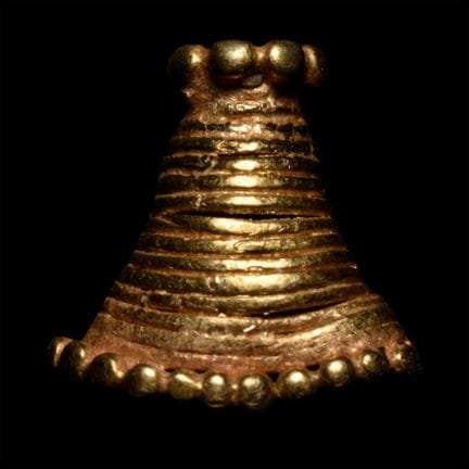 Western Asiatic Coiled Gold Bead. 1st millennium B
