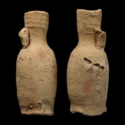 Roman Cream Ware Flask Pair. Circa 1st-3rd century
