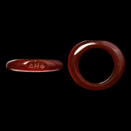 Roman Carnelian Ring with Greek Inscription. 1st c