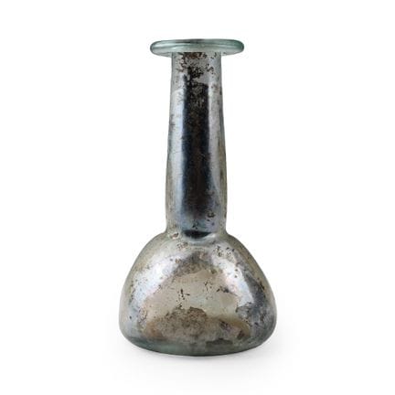 Large Roman Iridescent Glass Vessel. Circa 2nd-3rd