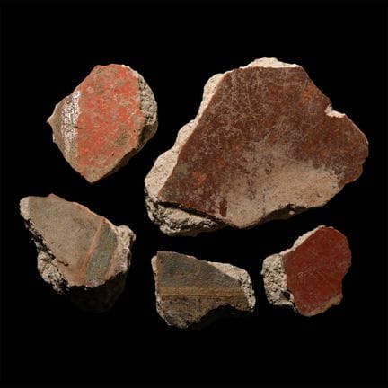 Roman Fresco Wall Plaster Collection. 1st century 