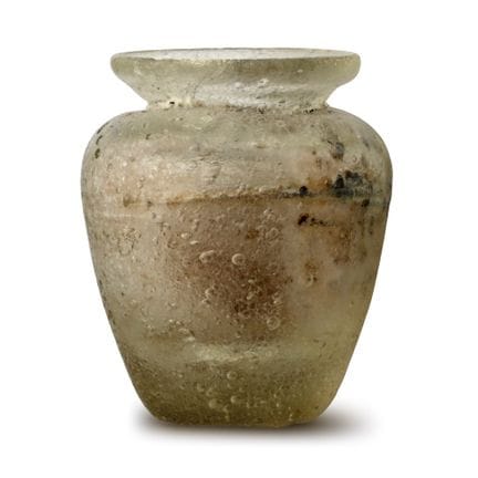 Roman Miniature Glass Cosmetic Jar. Circa 1st-2nd 