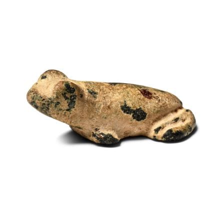 Westasiatisches Froschgewicht aus Bronze. Ende des