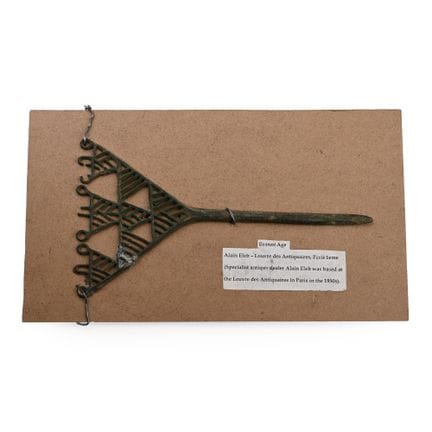 Broche ajourée de l'âge du bronze. Europe centrale