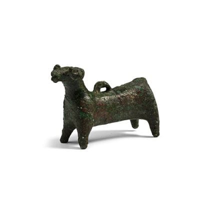 Bronzefigur eines Widders aus Marlik. Um 1000–600 