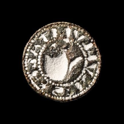 Matrice de sceau médiévale en bronze « The Seal of