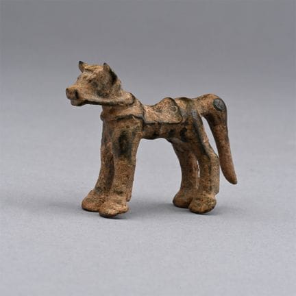 Statuette ibérique en bronze représentant un taure