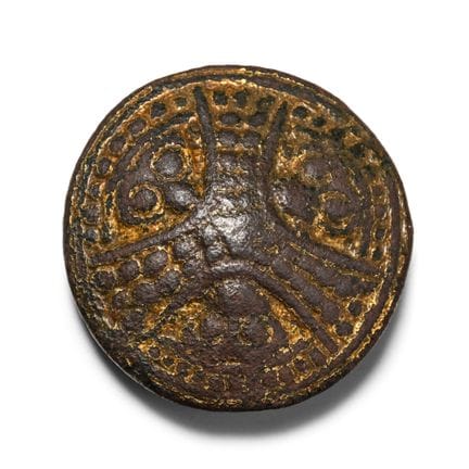 Anglo-skandinavische Wikinger-Scheibenbrosche aus 