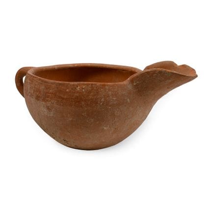 Große westasiatische Terrakotta-Schöpfschale. 1. J