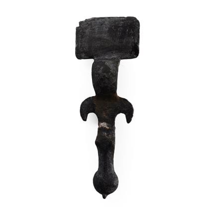 Broche longue anglo-saxonne en bronze. Vers le VIe