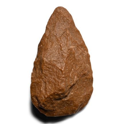 Hache à main taillée de l'Homo erectus africain da