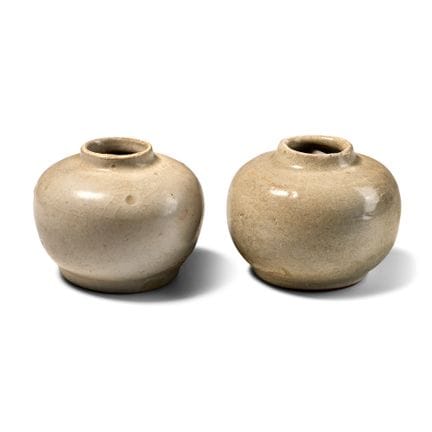 Paire de vases vernissés provenant de l'épave de H