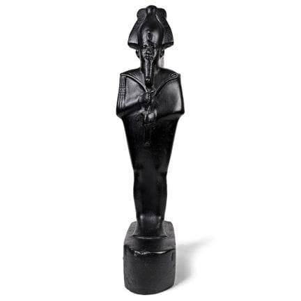 Grande statue d’Osiris en bronze de style égyptien