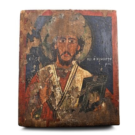 Icône ancienne de saint Jean Chrysostome. Grèce, X