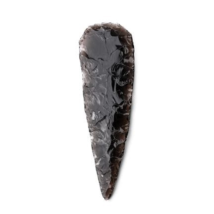 Pointe de lance en obsidienne d'Amérique du Nord. 