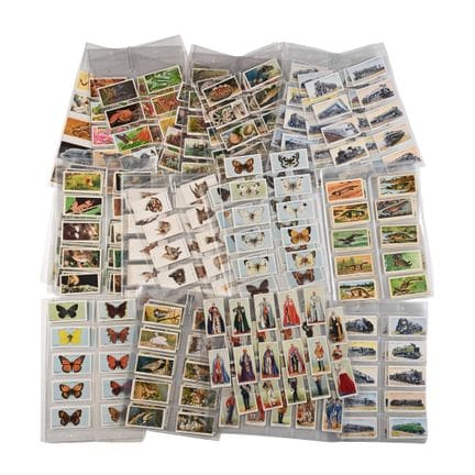 Dix séries de cartes de cigarettes britanniques. X