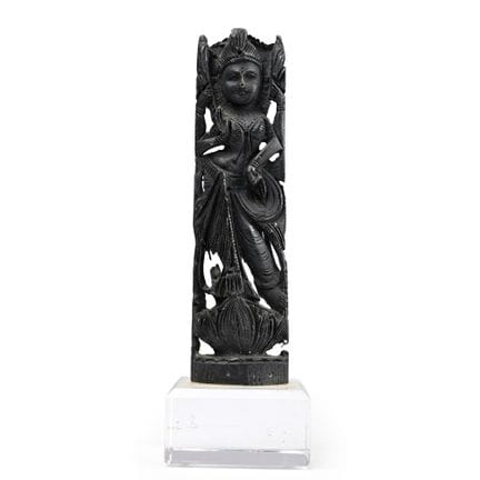Déesse hindoue Lakshmi en bronze. Inde, fin du XIX
