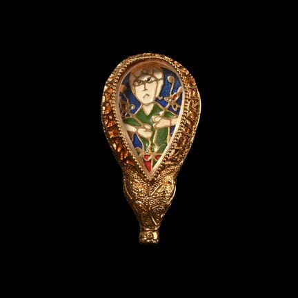 Réplique du « bijou du roi Alfred » anglo-saxon. X