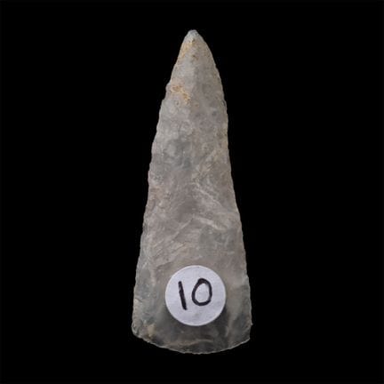 Pointe de flèche nord-américaine de l'Âge de pierr