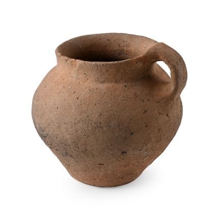 Tasse chinoise en terre cuite à anse. Période néol