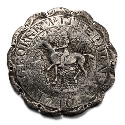 Pommeau de bâton de commandement géorgien II en ar