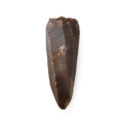 Núcleo de hoja cilíndrica de la Edad de Piedra de 