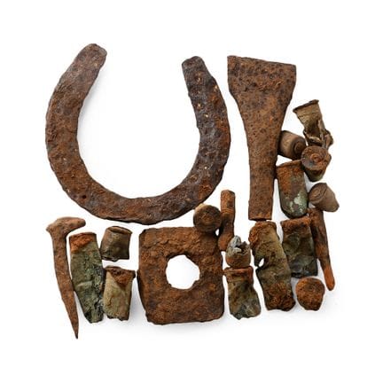 Objets datant de la guerre anglo-zouloue, provenan