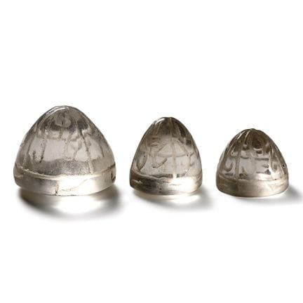 Ensemble de pions de jeu en cristal de roche de st