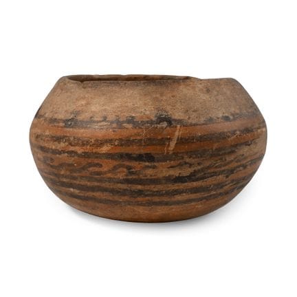 Bol en terre cuite peinte précolombienne. Culture 