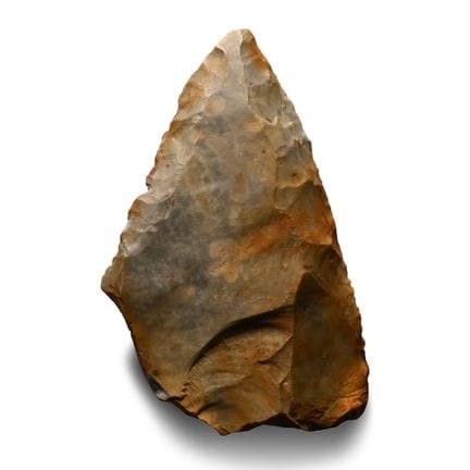 Point de Levallois de l'âge de pierre provenant de
