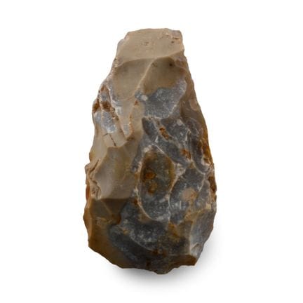 Racloir en silex taillé de La Grande, datant de l'