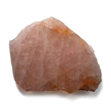 Rose Quartz Mineral Display Slice.  Irregular flat