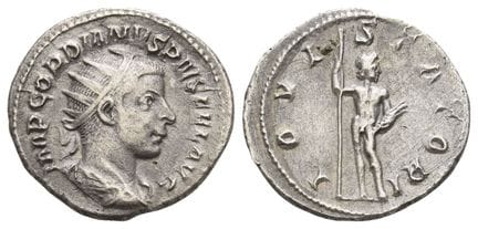 Antoniniano d'argento di Gordiano III. . Antoninia